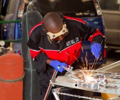 Panel Beating Specialist - Welding A Door
